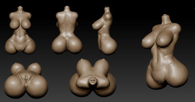 Carrie (JIGGLY JOY D cup Full Silicone Ultra Realistic Torso-Size 86CM)