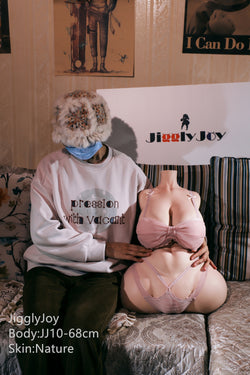 Eva (JIGGLY JOY D cup Full Silicone Ultra Realistic Torso-Size 68CM)