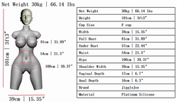 Winnie (JIGGLY JOY F cup Full Silicone Ultra Realistic Torso-Size 101CM)