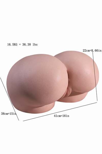 Anna (JIGGLY JOY Full Silicone Ultra Realistic Torso-Size Booty 22CM)