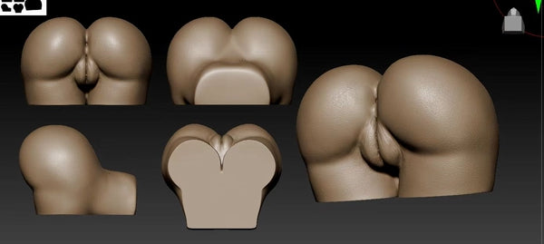 Anna (JIGGLY JOY Full Silicone Ultra Realistic Torso-Size Booty 22CM)