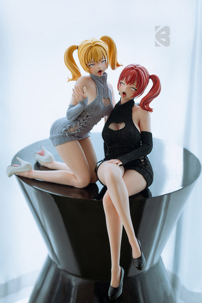 Lulu & Nana (BC DOLLS Full Silicone PU Material Head Baby Dolls 76CM