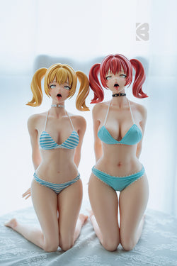Lulu & Nana (BC DOLLS Full Silicone PU Material Head Baby Dolls 76CM