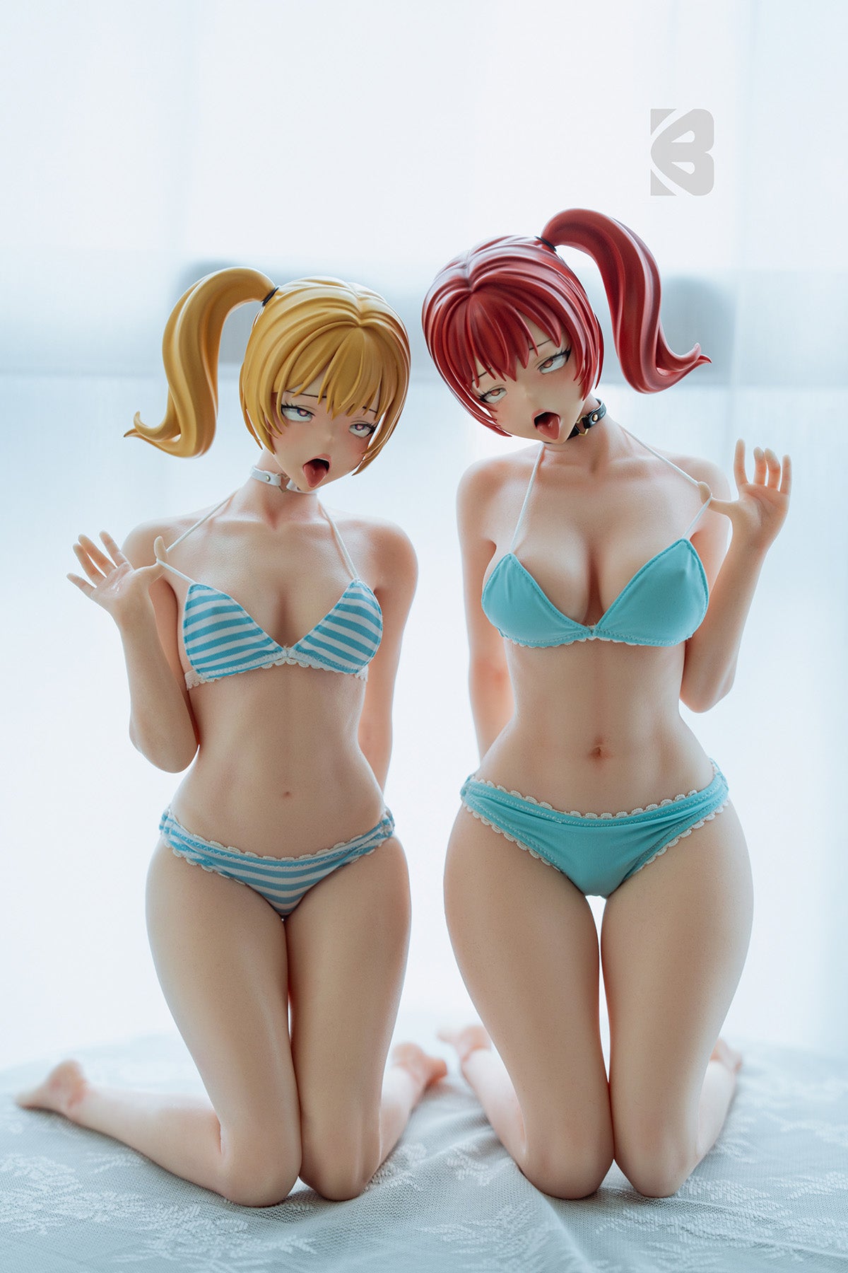 Lulu & Nana (BC DOLLS Full Silicone PU Material Head Baby Dolls 76CM