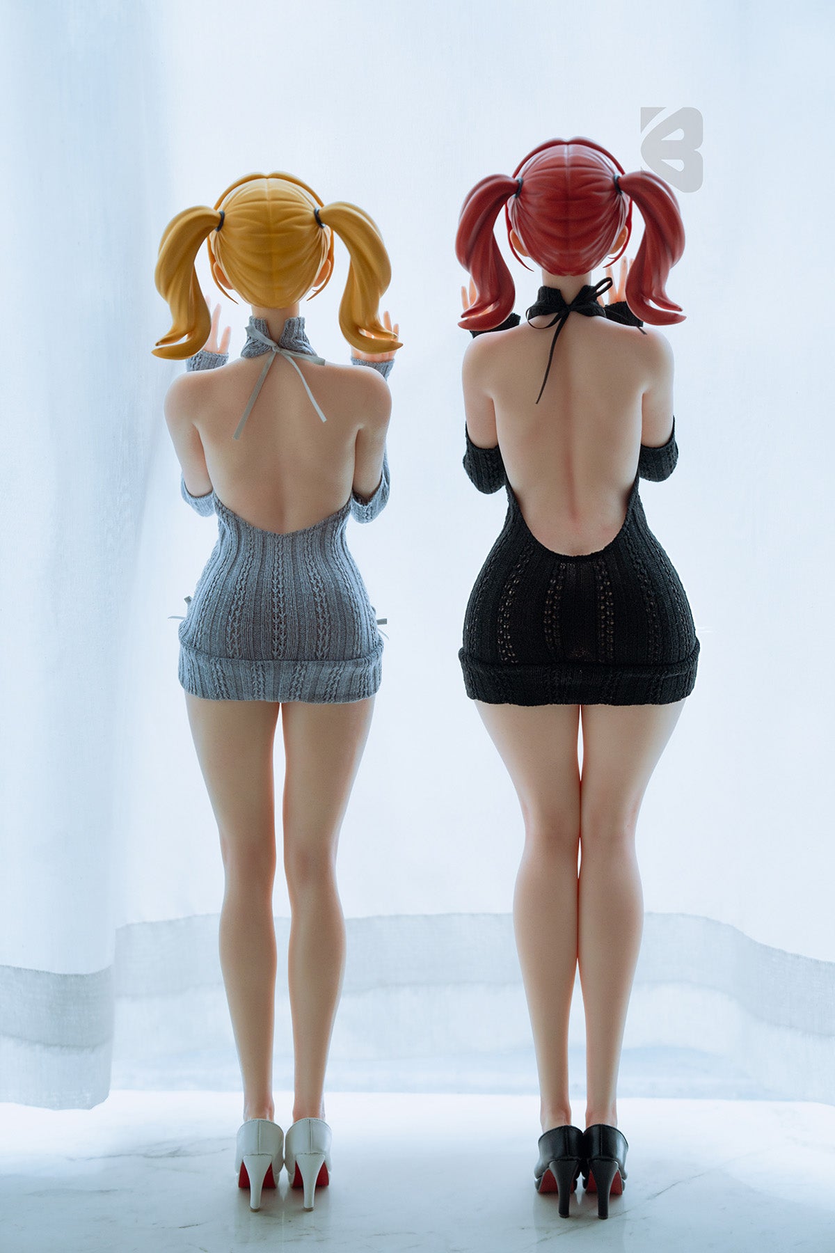 Lulu & Nana (BC DOLLS Full Silicone PU Material Head Baby Dolls 76CM